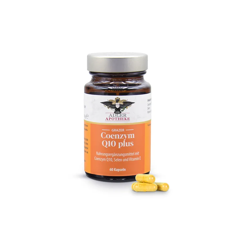 Die Grazer Coenzym Q10 plus Kapseln zum Schutz des Herzens.